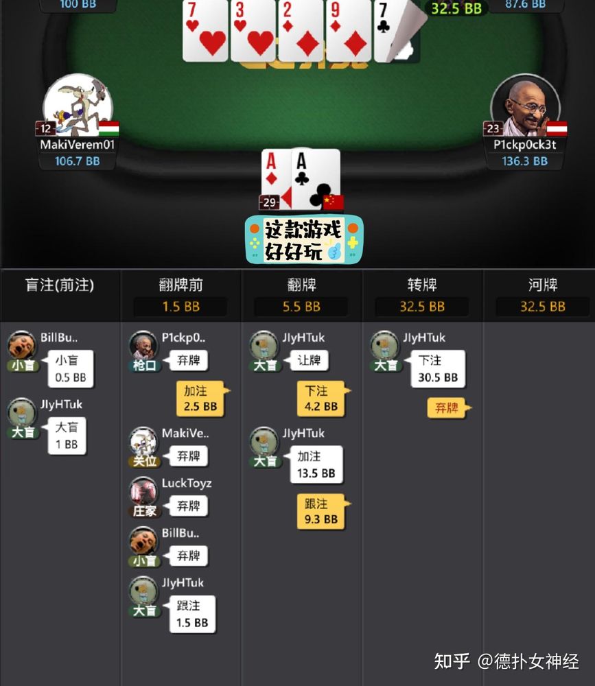 HHpoker俱乐部哪个好官方版手机界面截图-德州扑克对局